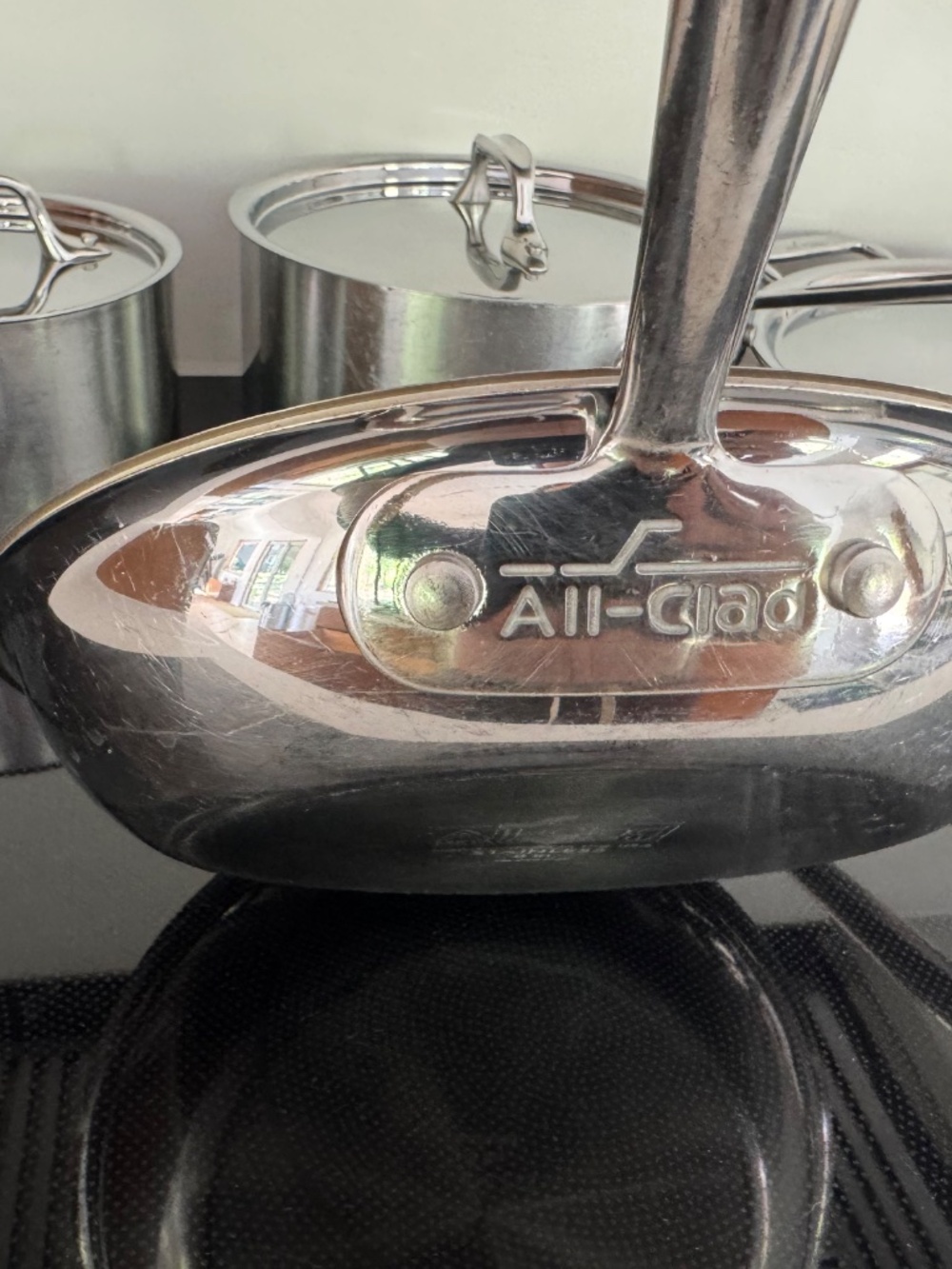 All-Clad Brushed D5 Stainless Steel 5-Ply Bonded 8 in Fry-Pan